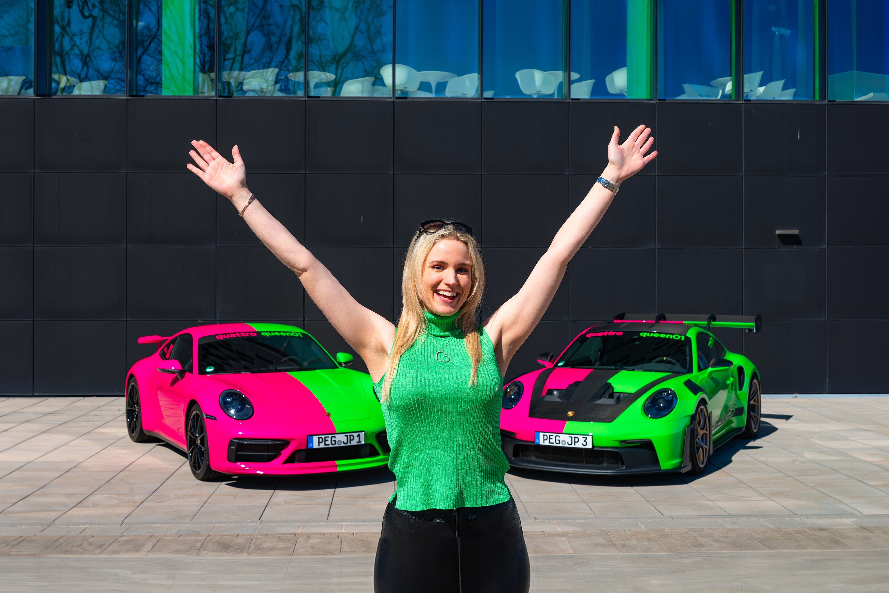 quattroqueen01 jenny porst quattroqueen porsche 911 Carrera T GT3 RS Automotive Influencer